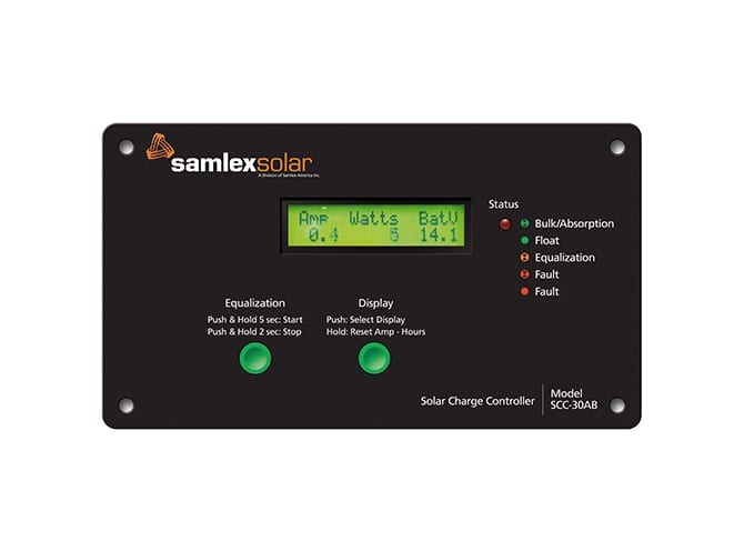 Samlex 30 amp solar charge controller
