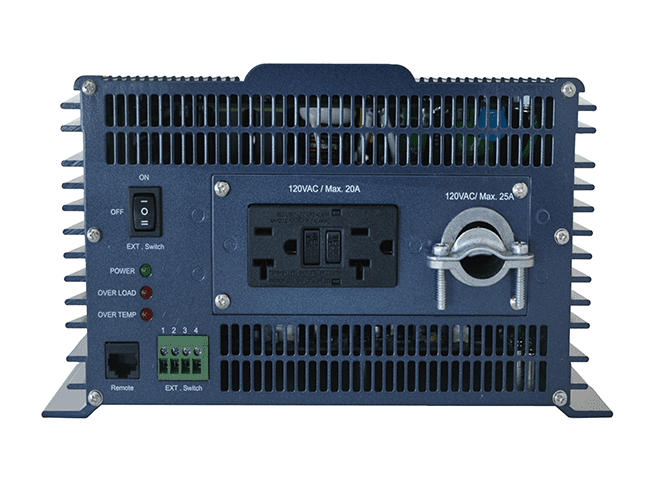 Samlex PST-12S-12A 120W 12VDC Input 120VAC Output Pure Sine Wave Inverter 