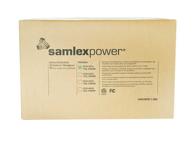 Samlex Solar EVO-2212-12A Evolution Series Inverter/Charger
