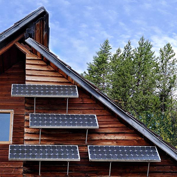 Off grid cabin solar panel kit for home
