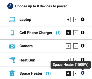 Step 3. Inverter Runtime Calculator