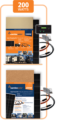 200 Watt Samlex Solar Panel Kit