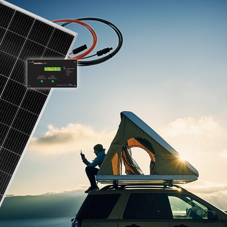 Explore Bundle 200W solar panel for overlanding and small trailers