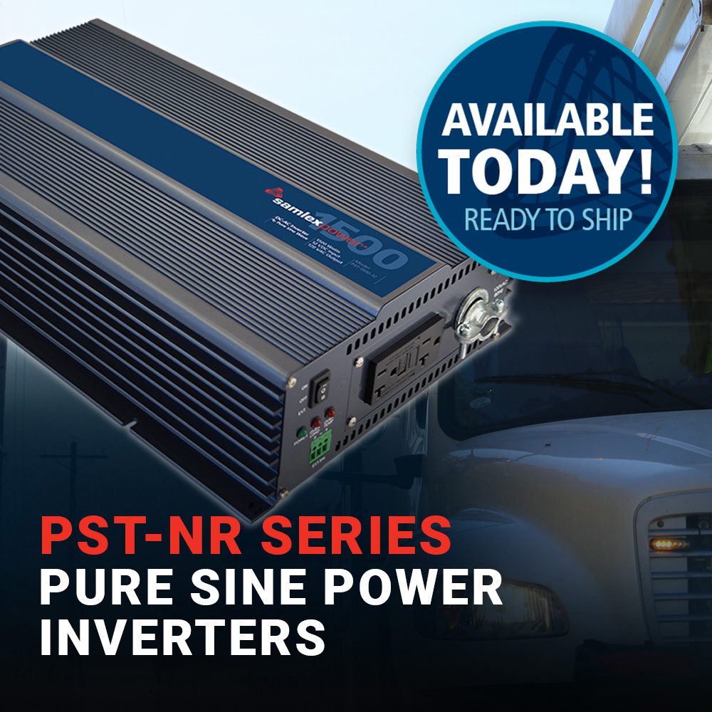 PSTNR Pure Sine Power Inverters for Work Truck Fleets Samlex