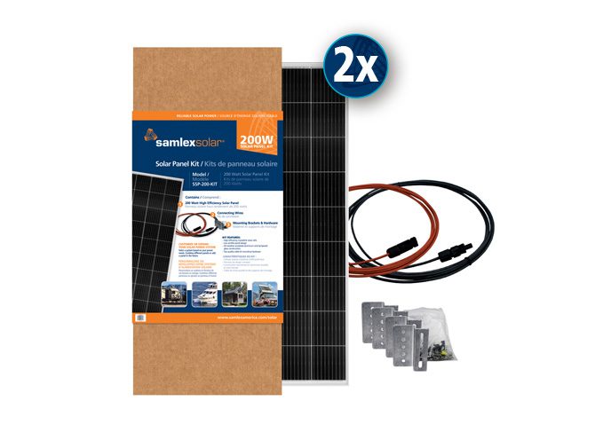 400W Solar Panel & Power Inverter Bundle