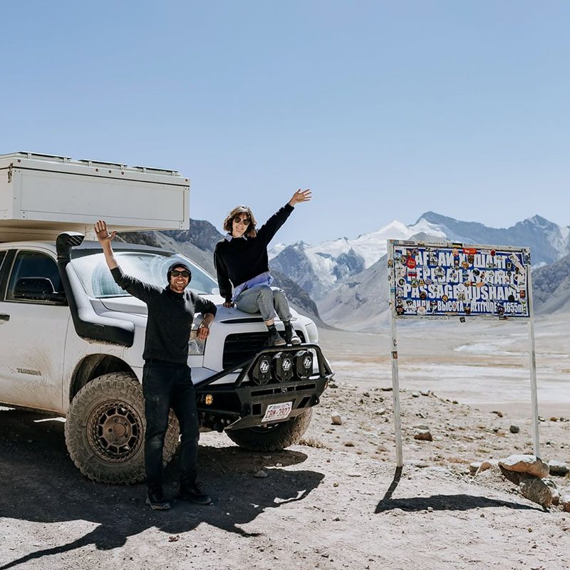 overlanding with off-grid power inverter Desk to Glory